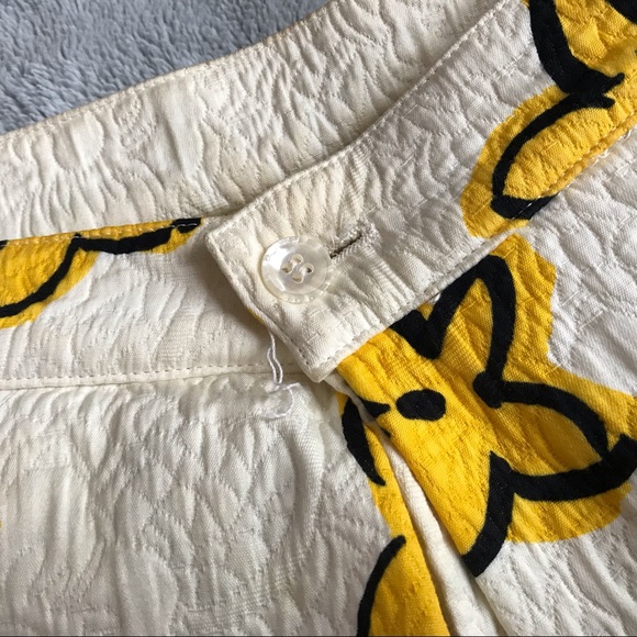 VTG Emanuel Ungaro Parallele Quilted Floral Skirt - Picture 8 of 13